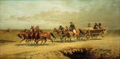 سبعة خيول في دبرسن بواسطة الكسندر فون فاغنر